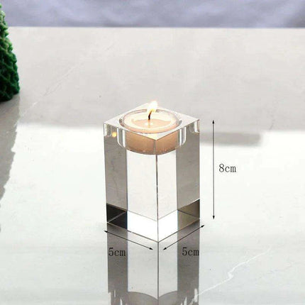 Elegant K9 Crystal Tealight Holders – Enhance Your Home Decor and Special Occasions.