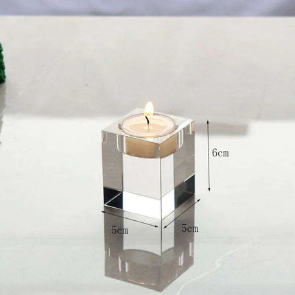 Elegant K9 Crystal Tealight Holders – Enhance Your Home Decor and Special Occasions.