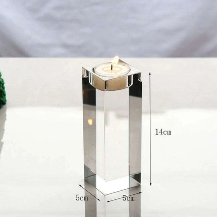 Elegant K9 Crystal Tealight Holders – Enhance Your Home Decor and Special Occasions.