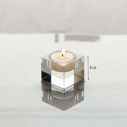Elegant K9 Crystal Tealight Holders – Enhance Your Home Decor and Special Occasions.