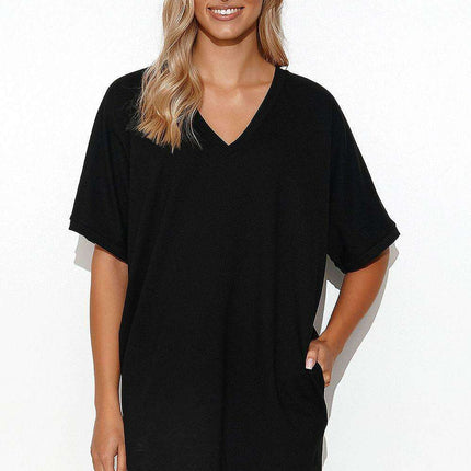 Elegant Kimono-Inspired Day Dress - Très Elite