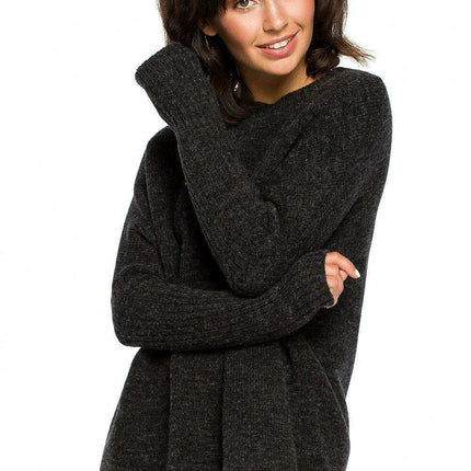 Elegant Kimono Sleeve Knit Sweater - Versatile Jumper BE - Très Elite
