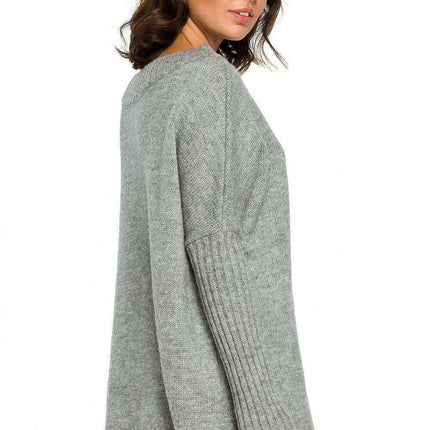 Elegant Kimono Sleeve Knit Sweater - Versatile Jumper BE - Très Elite