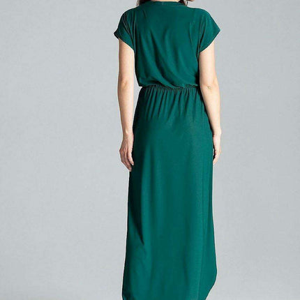 Elegant Kimono Sleeve Maxi Dress - Très Elite