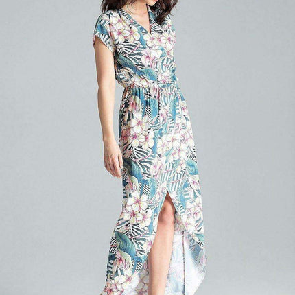 Elegant Kimono Sleeve Maxi Dress - Très Elite