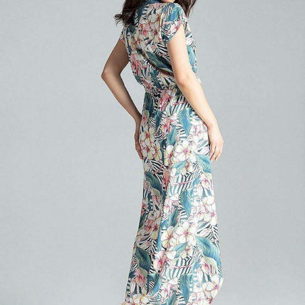 Elegant Kimono Sleeve Maxi Dress - Très Elite