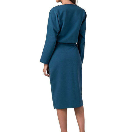 Elegant Kimono Style Midi Dress - Très Elite