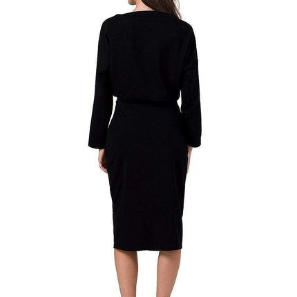 Elegant Kimono Style Midi Dress - Très Elite