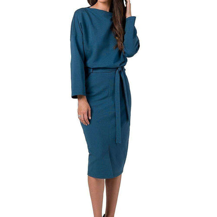 Elegant Kimono Style Midi Dress