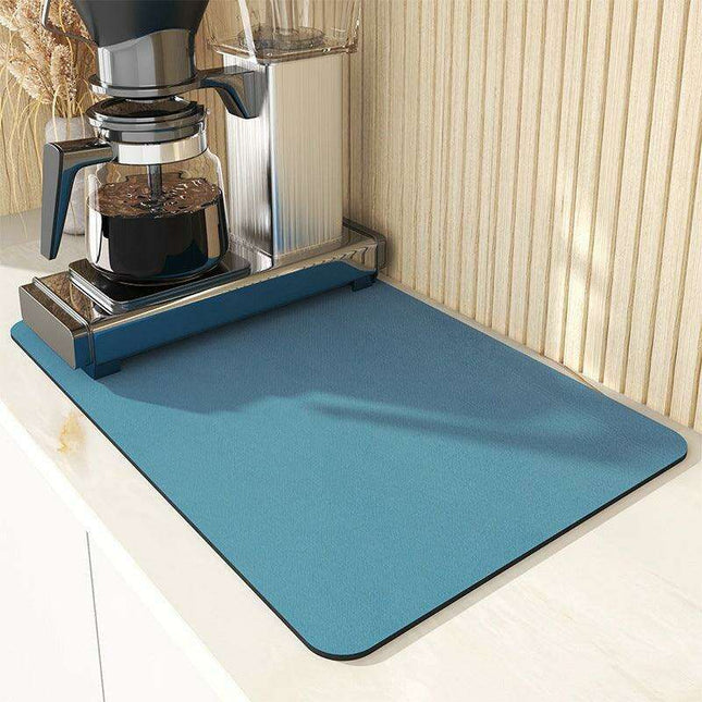 Elegant Kitchen Oasis: Premium Absorbent Dish Drying Mat