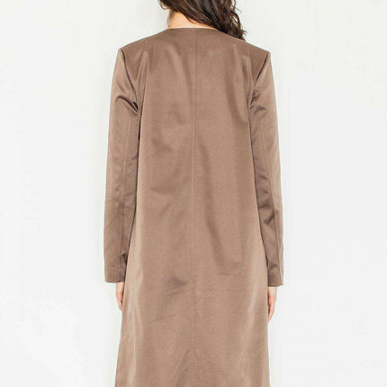 Elegant Knit Coat with Waist Tie - Figl 50058 - Très Elite