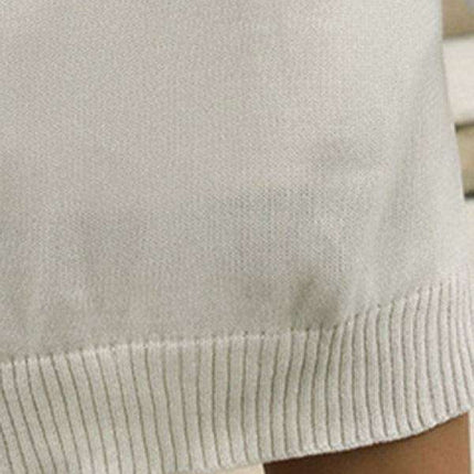 Elegant Knit V-Neck Dress for Effortless Autumn Fashion - Très Elite