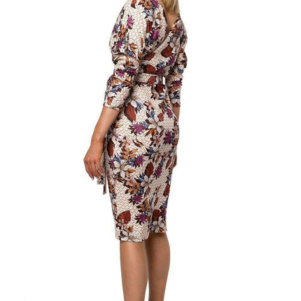 Elegant Knit Wrap Dress - Très Elite