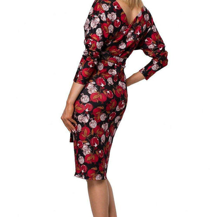 Elegant Knit Wrap Dress - Très Elite