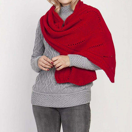 Elegant Knit Wrap - Exquisite Shawl with Detailed Patterns - Très Elite
