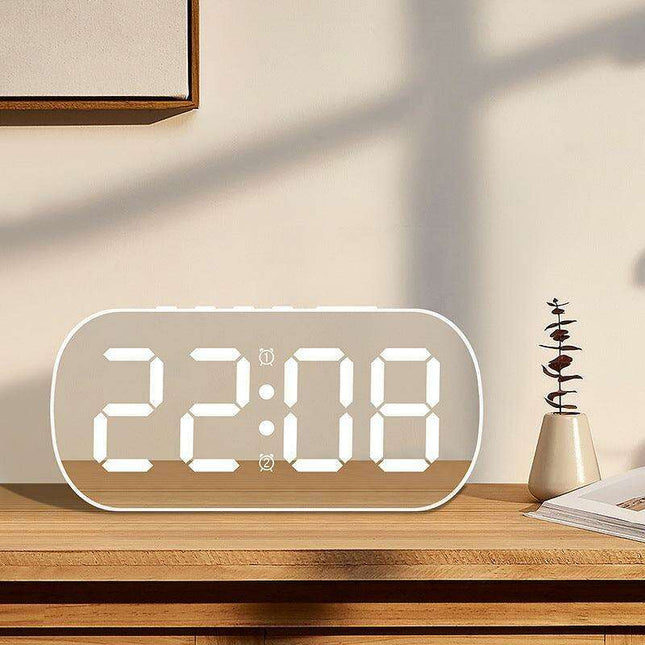 Elegant LED Digital Alarm Clock with Custom Brightness Options and Trendy Color Choices