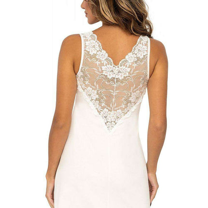 Elegant Lace Bardot Chemise Nightshirt with Intricate Openwork Design - Très Elite