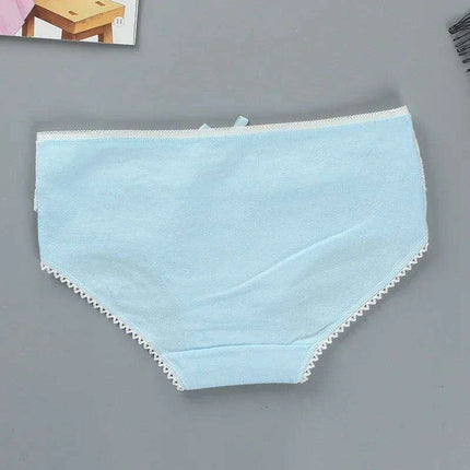 Elegant Lace Briefs Set for Teens – 4-Pack Comfort Underwear for Ages 9-20 - Très Elite