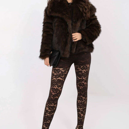 Elegant Lace High Waist Leggings – Lined Comfort, Stretch Fit - Très Elite