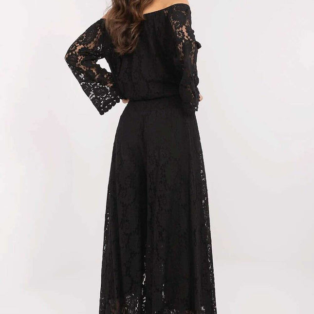 Elegant Lace Palazzo Trousers Model 211435 for Women