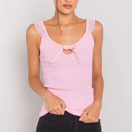 Elegant Lace-Trimmed Strapless Top