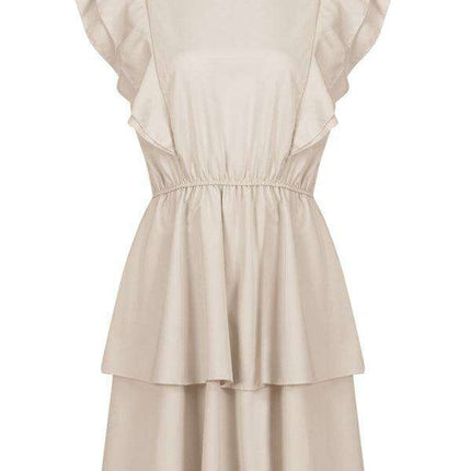 Elegant Layered Ruffle Summer Dress - Très Elite