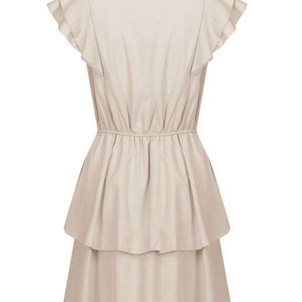 Elegant Layered Ruffle Summer Dress - Très Elite