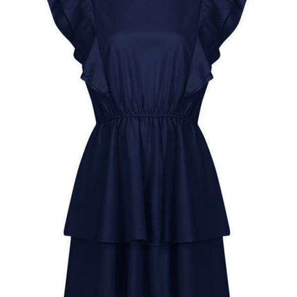Elegant Layered Ruffle Summer Dress - Très Elite