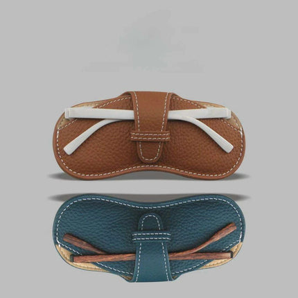 Elegant Leather Eyewear Case for Stylish Protection and Durability - Très Elite