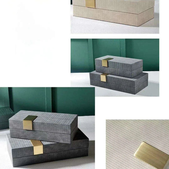 Elegant Leather Jewelry Organizer: Timeless Tabletop Storage Solution with Chic Design