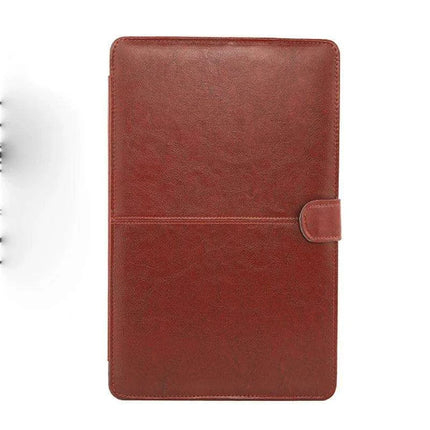Elegant Leather Laptop Folio Case for MacBook Air/Pro - Protective Sleeve for 11-16 Inch Devices - Très Elite
