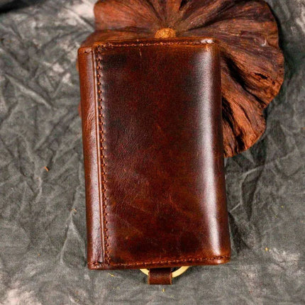 Elegant Leather Men's Multifunctional Wallet Set with Key Organizer and Remote Holder - Très Elite