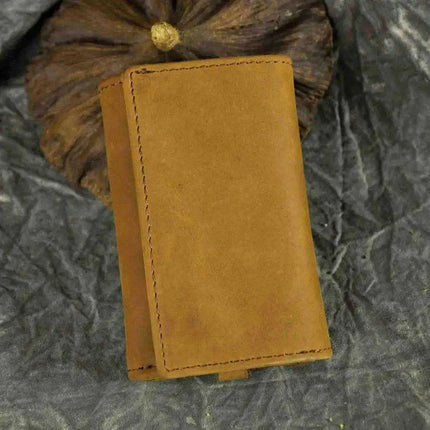 Elegant Leather Men's Multifunctional Wallet Set with Key Organizer and Remote Holder - Très Elite