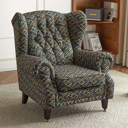 Elegant Leather Wingback Chair for Modern Living Areas - Très Elite