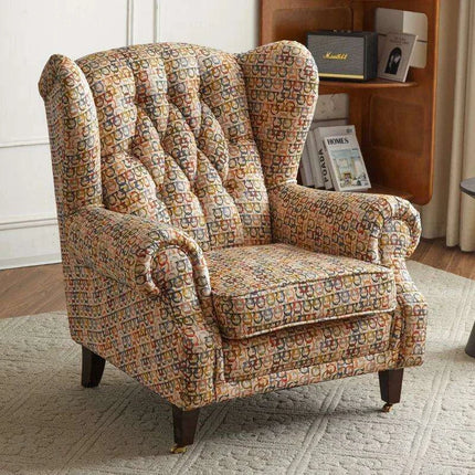 Elegant Leather Wingback Chair for Modern Living Areas- Très Elite- Très Elite