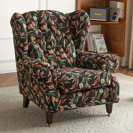 Elegant Leather Wingback Chair for Modern Living Areas- Très Elite- Très Elite