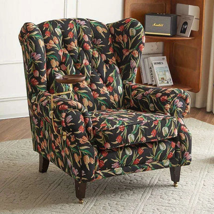 Elegant Leather Wingback Chair for Modern Living Areas- Très Elite- Très Elite