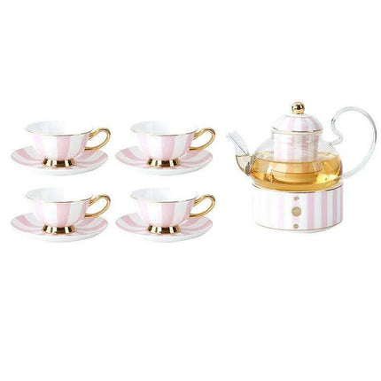 Elegant Lemon Blossom Fine Bone China Beverage Set - A Luxurious Experience for Tea and Coffee Enthusiasts - Très Elite