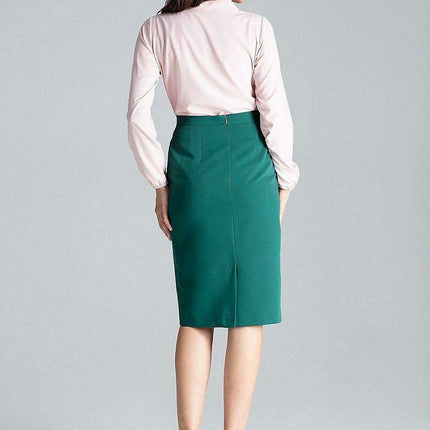 Elegant Lenitif Overlap Midi Skirt - Très Elite