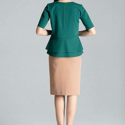 Elegant Lenitif Overlap Midi Skirt - Très Elite