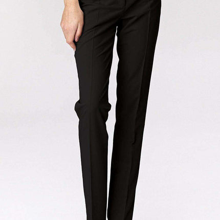Elegant Light Beige Tailored Trousers For Women By Nife - Très Elite