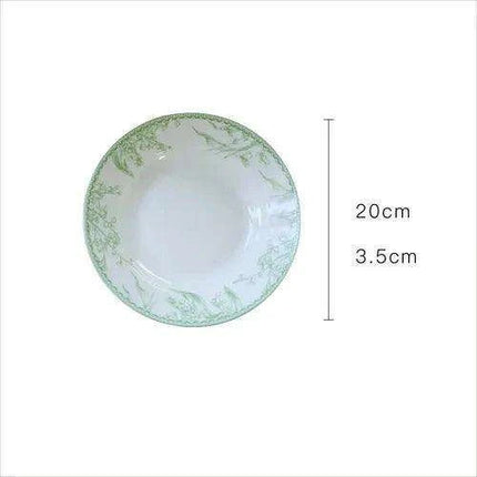 Elegant Lily of the Valley Porcelain Dining Set - Très Elite