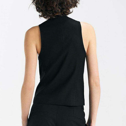 Elegant Linen Vest Sophisticated Gilet For Women Wardrobe - Très Elite