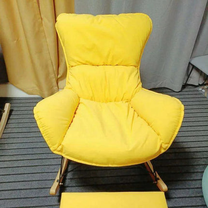 Elegant Lobster Leather Rocking Lounge Chair with Unmatched Comfort and Style - Très Elite