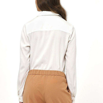 Elegant Long Sleeve Button Down Shirt For Women Blouse - Très Elite