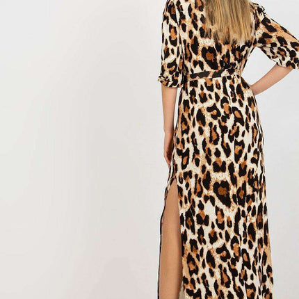 Elegant Long Sleeve Heart-Shaped Neck Dress - Très Elite