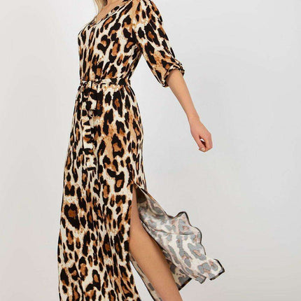Elegant Long Sleeve Heart-Shaped Neck Dress - Très Elite