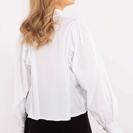 Elegant Long Sleeve Shirt 204972 Black For Women Workwear - Très Elite