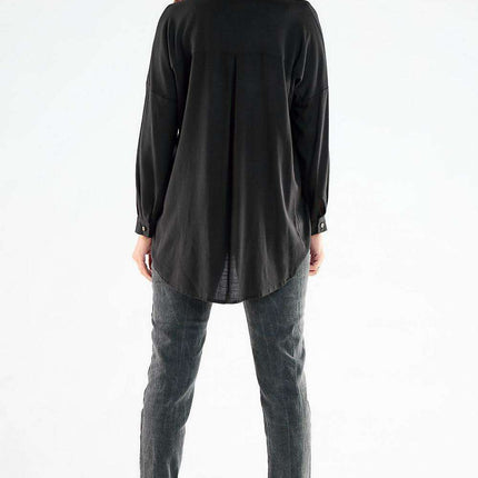 Elegant Long Sleeve Stand-Up Shirt for Men - Ideal for Business and Casual Wear - Très Elite
