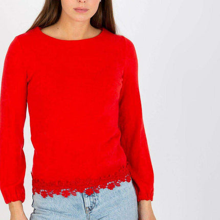 Elegant Long Sleeve Wool Blend Top